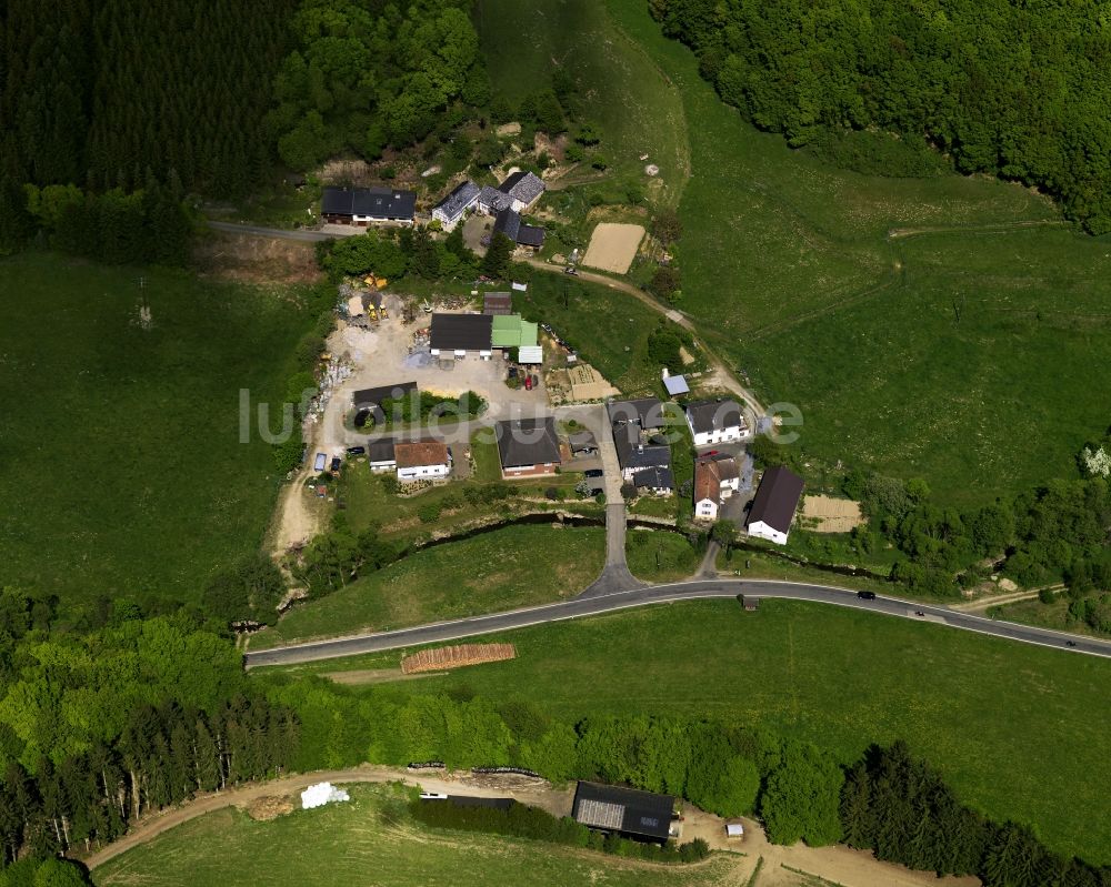 Luftbild Kirchsahr - Burgsahr/Kirchsahr in Kirchsahr im Bundesland Rheinland-Pfalz