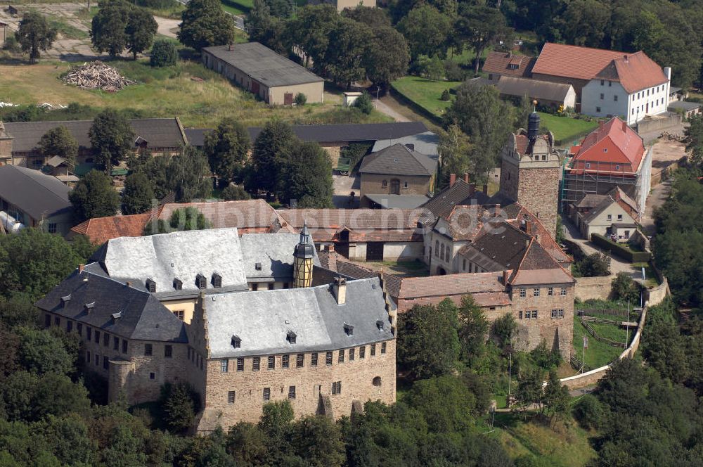 Luftaufnahme Allstedt - Burgschloss Allstedt