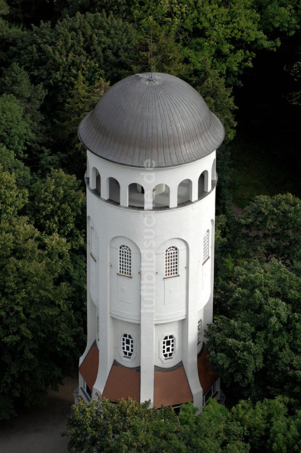 Burgstädt von oben - Burgstädt Taurasteinturm