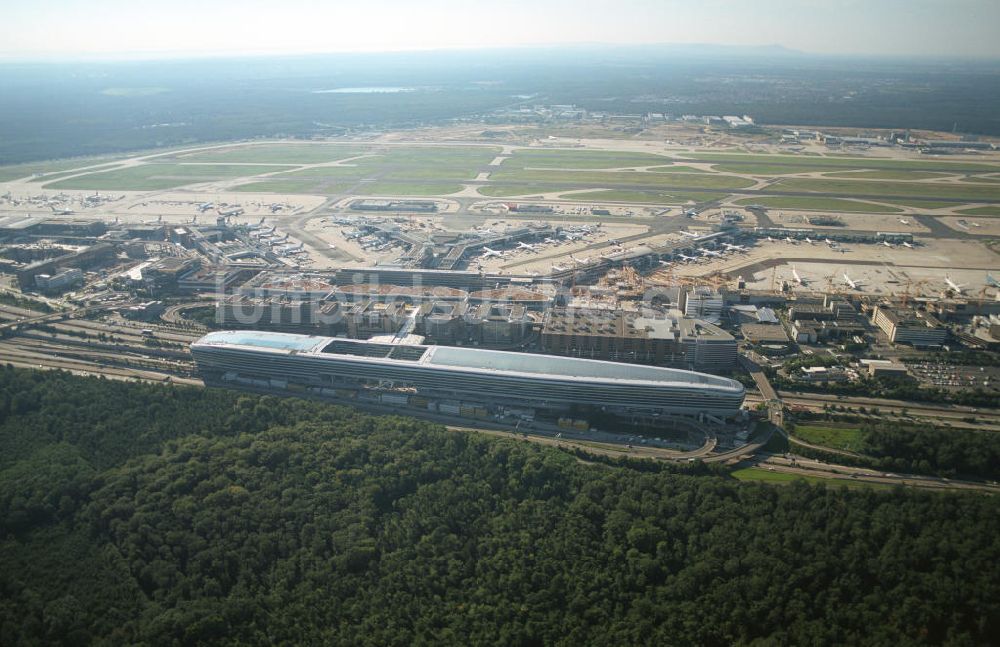 Luftbild Frankfurt am Main - Businesscenter The Squaire, vormals als Airrail Center Frankfurt