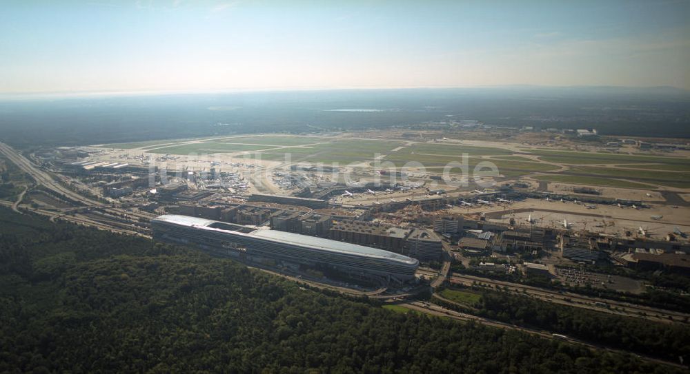 Luftbild Frankfurt am Main - Businesscenter The Squaire, vormals als Airrail Center Frankfurt