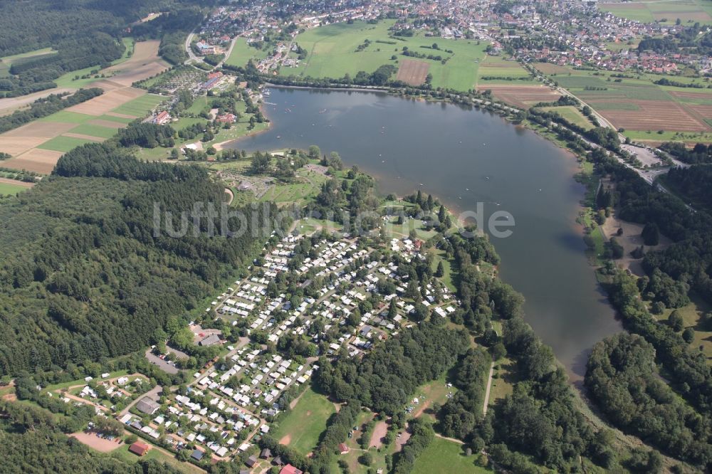 Luftbild Losheim am See - Campingplatz in Losheim am See im Saarland