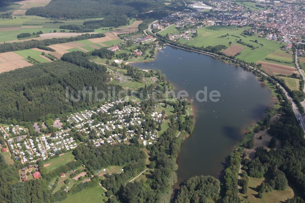 Luftaufnahme Losheim am See - Campingplatz in Losheim am See im Saarland