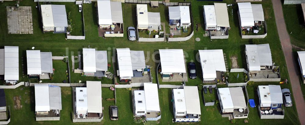 Neustadt in Holstein aus der Vogelperspektive: Campingplatz im Stadtteil Dörpstede in Neustadt an der Ostsee