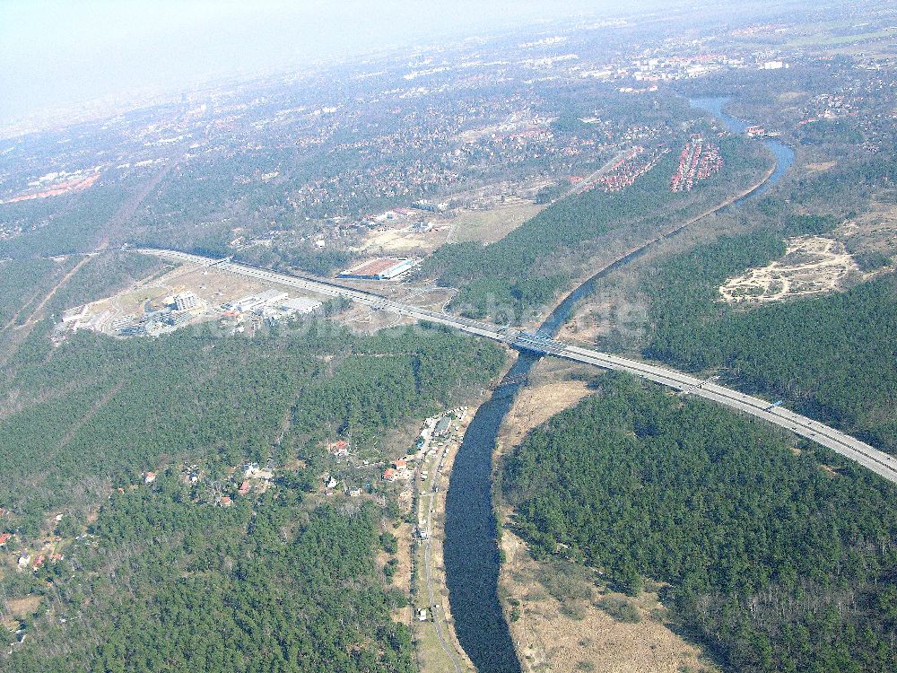 Luftaufnahme Albrechts-Teerofen - Campingplatz am Teltowkanal