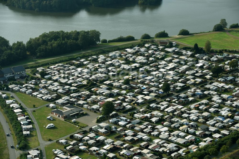 Luftbild Garrel - Campingplatz mit Wohnwagen und Zelten in Garrel im Bundesland Niedersachsen