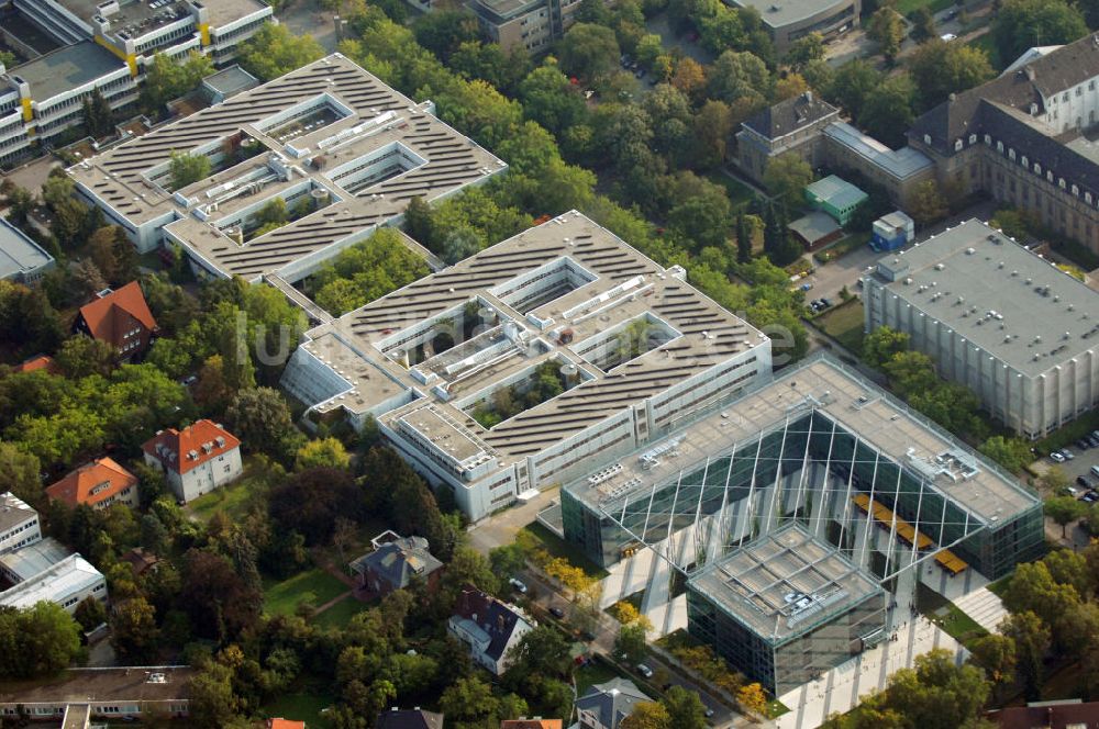 Berlin aus der Vogelperspektive: Campus FU Berlin und Seminaris Hotel in Dahlem