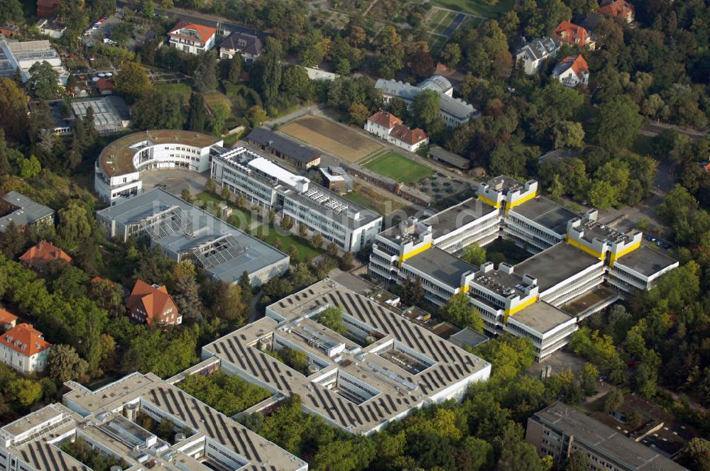 Berlin von oben - Campus Freie Universität Berlin-Dahlem