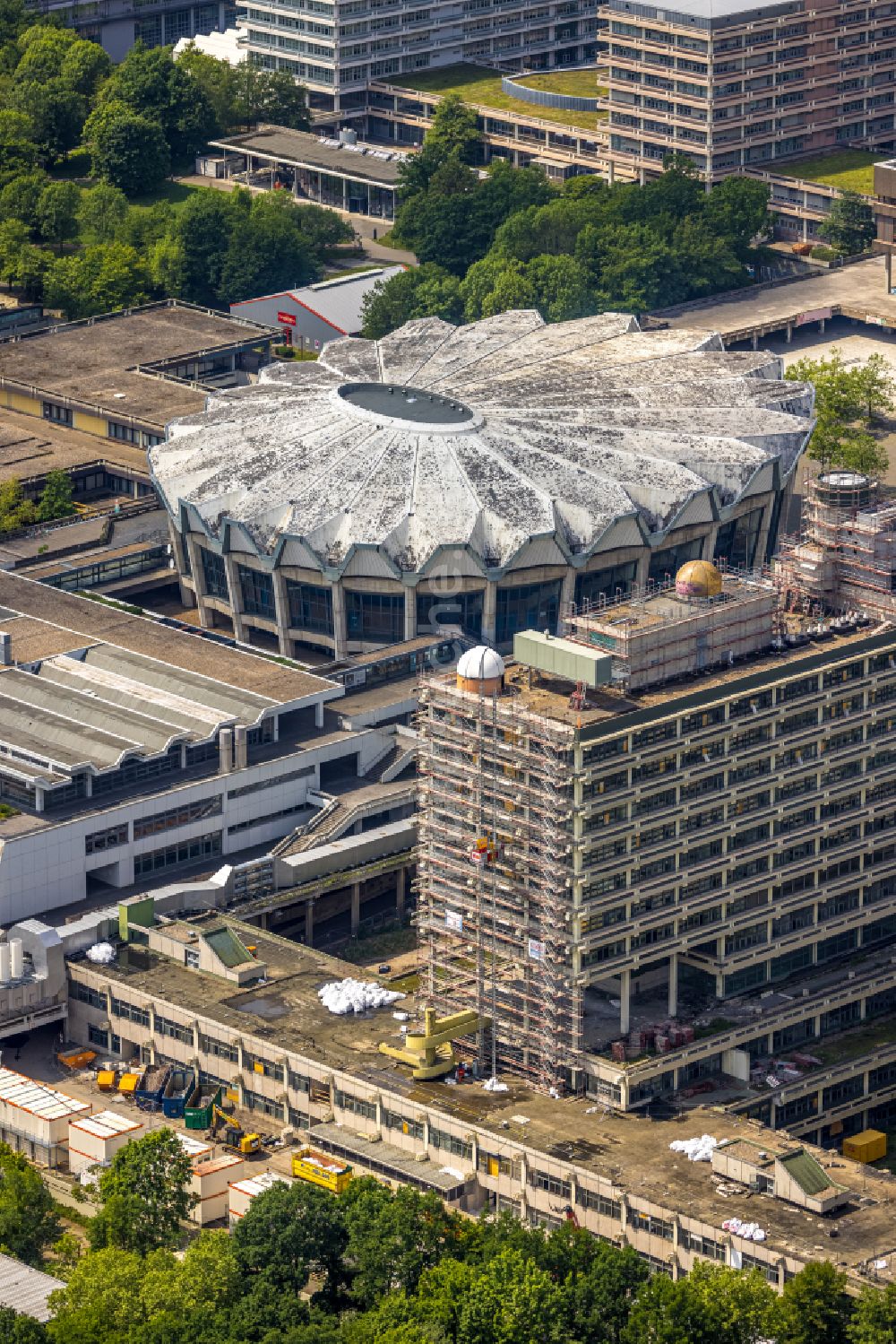 Luftbild Bochum Campus Gebäude Der Ruhr Universität In Bochum Im Bundesland Nordrhein Westfalen 