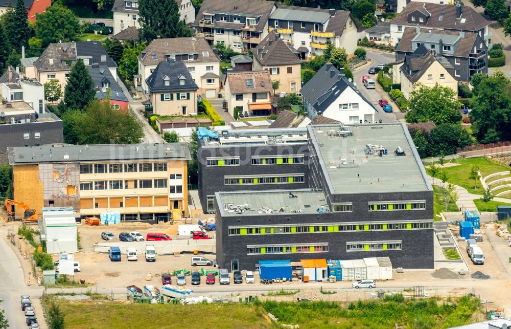 Heiligenhaus aus der Vogelperspektive: Campus- Gebäude der Fachhochschule Bochum, Am Hefelpark in Heiligenhaus im Bundesland Nordrhein-Westfalen