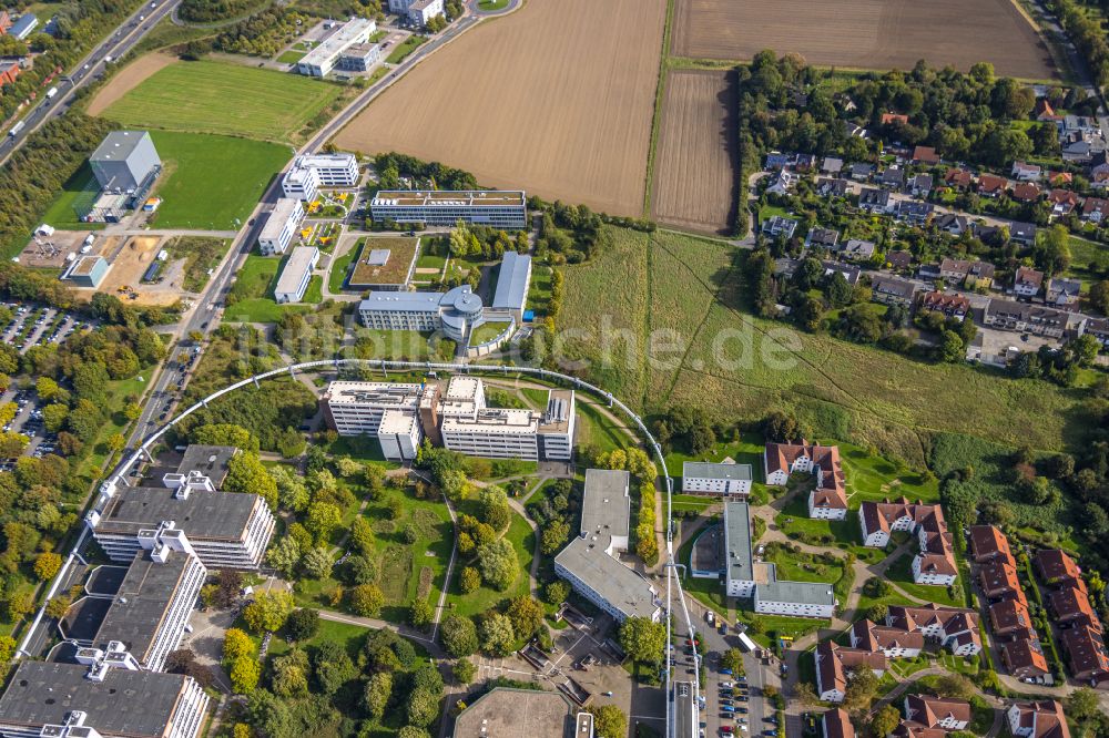 Luftbild Dortmund - Campus- Gebäude der Fachhochschule Dortmund im Ortsteil Barop in Dortmund im Bundesland Nordrhein-Westfalen, Deutschland