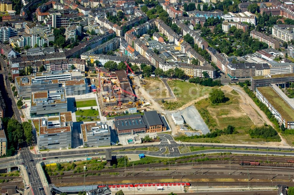 Luftbild Düsseldorf - Campus- Gebäude der Fachhochschule Hochschule Düsseldorf - Campus Derendorf in Düsseldorf im Bundesland Nordrhein-Westfalen