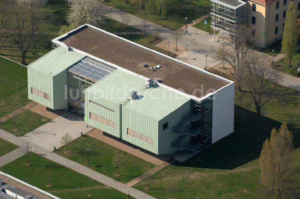 Luftbild Magdeburg - Campus-Gebäude Haus 14 der Hochschule Magdeburg-Stendal (FH)