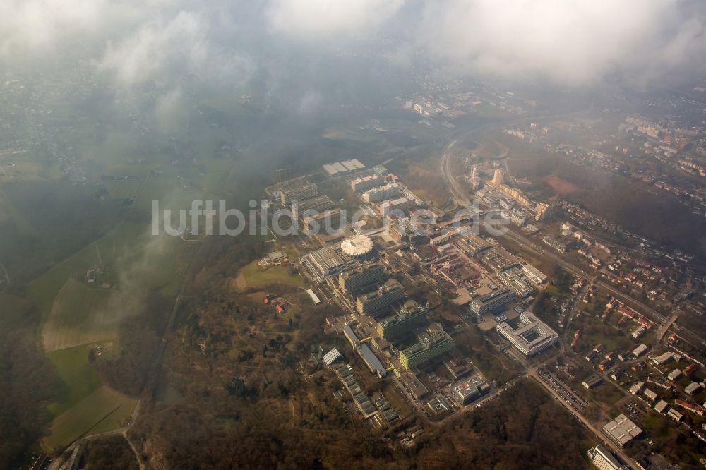 Luftbild Bochum - Campus- Gebäude der Ruhr-Universität in Bochum im Bundesland Nordrhein-Westfalen