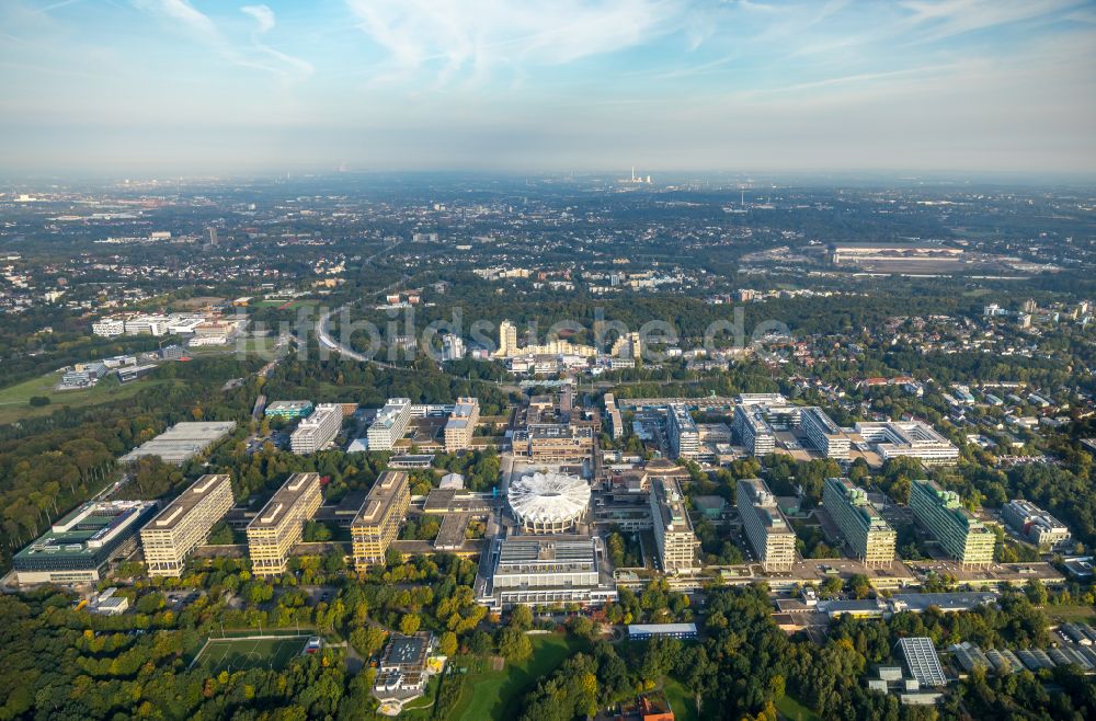 Bochum von oben - Campus- Gebäude der Ruhr-Universität in Bochum im Bundesland Nordrhein-Westfalen