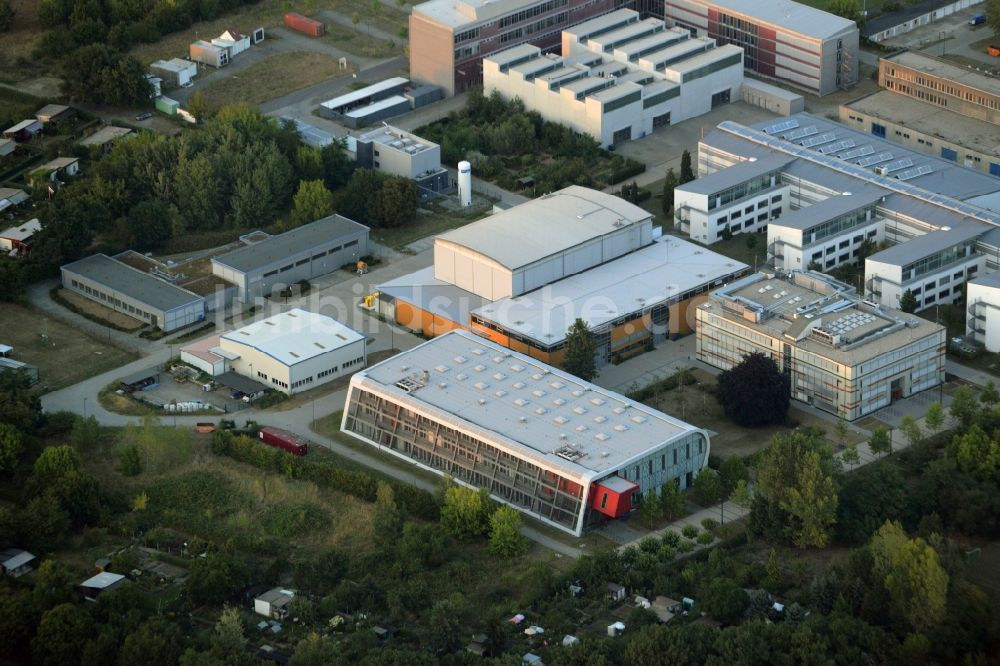Cottbus aus der Vogelperspektive: Campus und Gebäude der Technischen Universität in Cottbus im Bundesland Brandenburg