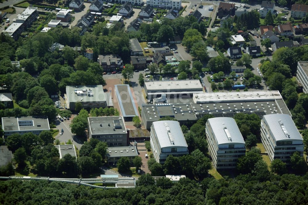 Dortmund von oben - Campus Süd - Gebäude der Universität in Dortmund im Bundesland Nordrhein-Westfalen