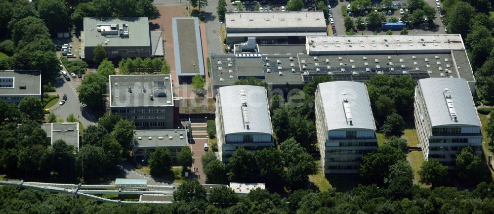 Dortmund aus der Vogelperspektive: Campus Süd - Gebäude der Universität in Dortmund im Bundesland Nordrhein-Westfalen