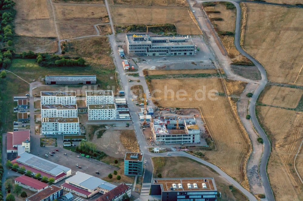 Freiburg im Breisgau von oben - Campus- Gebäude der Universität Imtec u. CorTec in Freiburg im Breisgau im Bundesland Baden-Württemberg, Deutschland