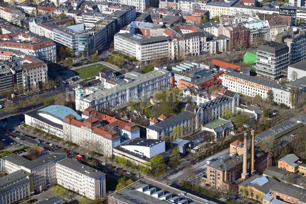 Luftbild Berlin - Campus- Gebäude der Universität der Künste Berlin in Berlin, Deutschland