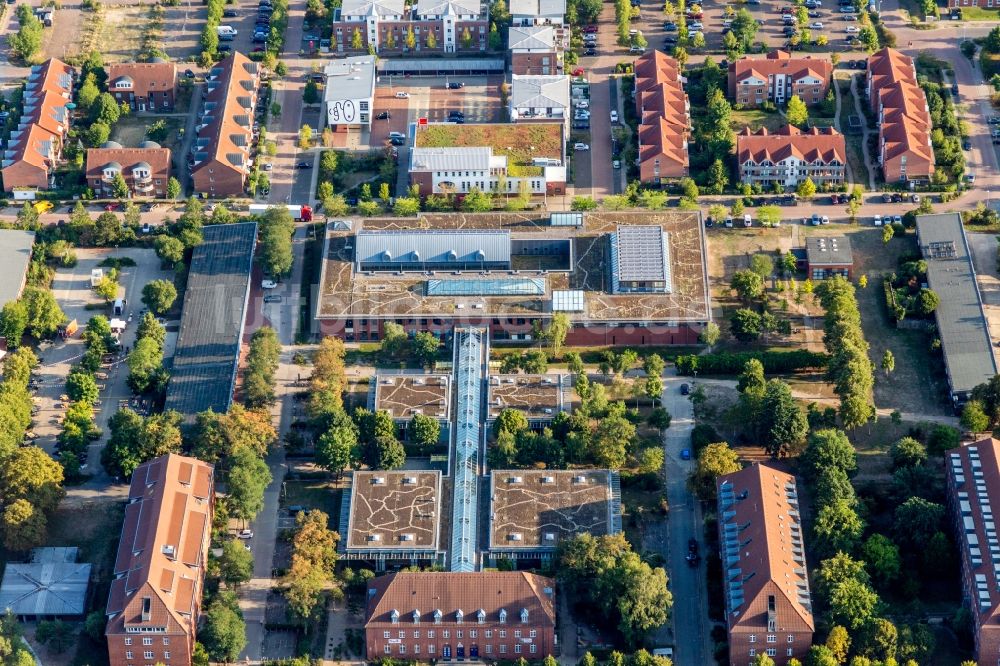 Luftbild Lüneburg - Campus- Gebäude der Universität Leuphana Universität Lüneburg in Lüneburg im Bundesland Niedersachsen, Deutschland