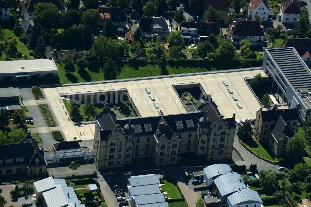 Osnabrück von oben - Campus- Gebäude der Universität in Osnabrück im Bundesland Niedersachsen