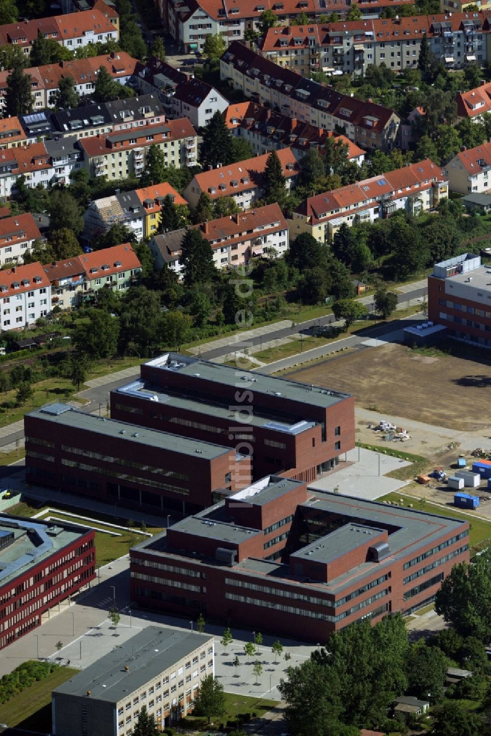 Luftbild Rostock - Campus- Gebäude der Universität in Rostock im Bundesland Mecklenburg-Vorpommern