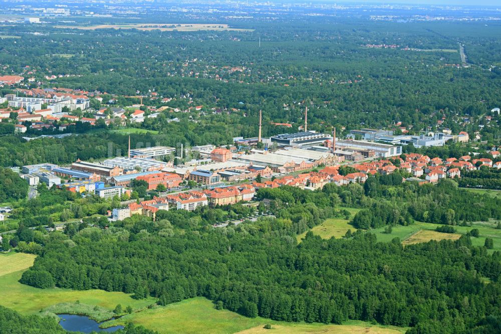 Luftbild Wildau - Campus- Gebäude der Universität Technische Hochschule in Wildau im Bundesland Brandenburg