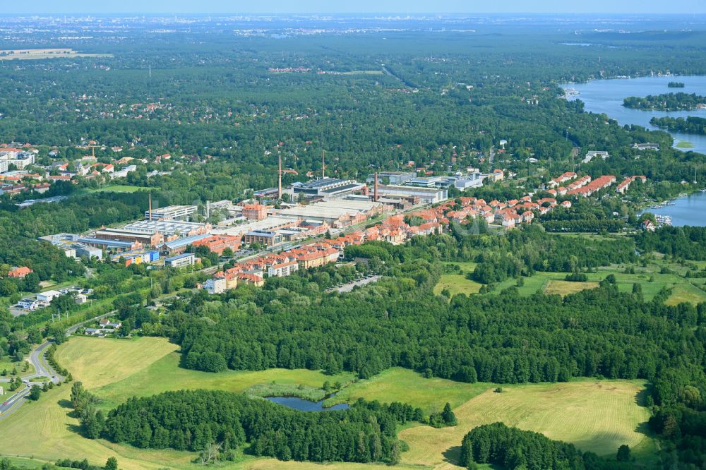 Luftaufnahme Wildau - Campus- Gebäude der Universität Technische Hochschule in Wildau im Bundesland Brandenburg