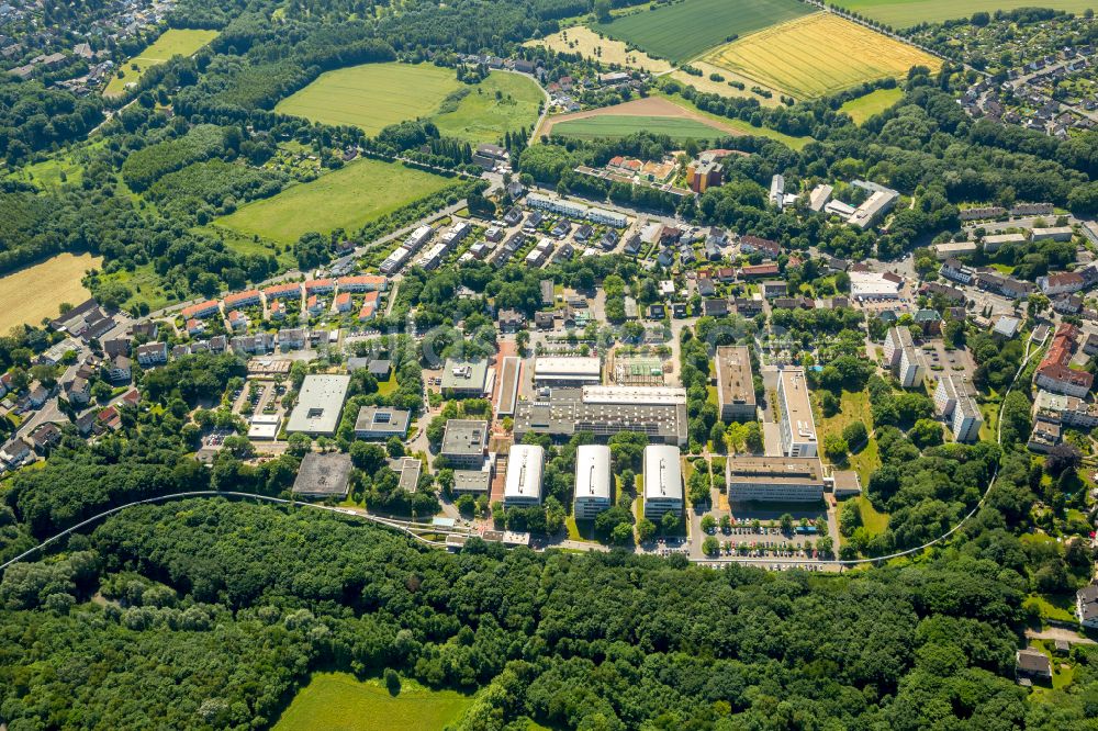 Dortmund von oben - Campus- Gebäude der Universität Technische Universität Dortmund auf dem Campus Süd in Dortmund im Bundesland Nordrhein-Westfalen, Deutschland