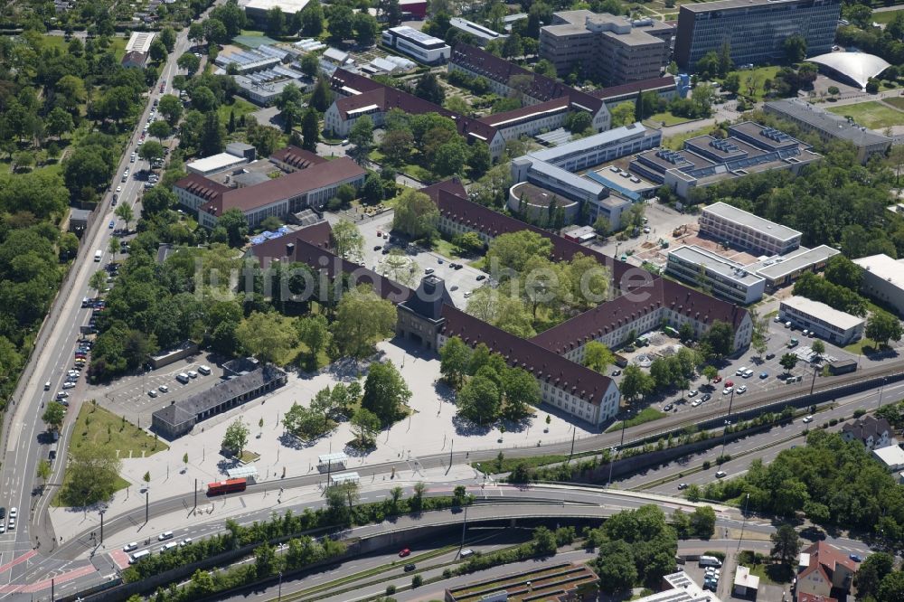 Luftbild Mainz - Campus - Gelände der Johannes Gutenberg Universität in Mainz im Bundesland 