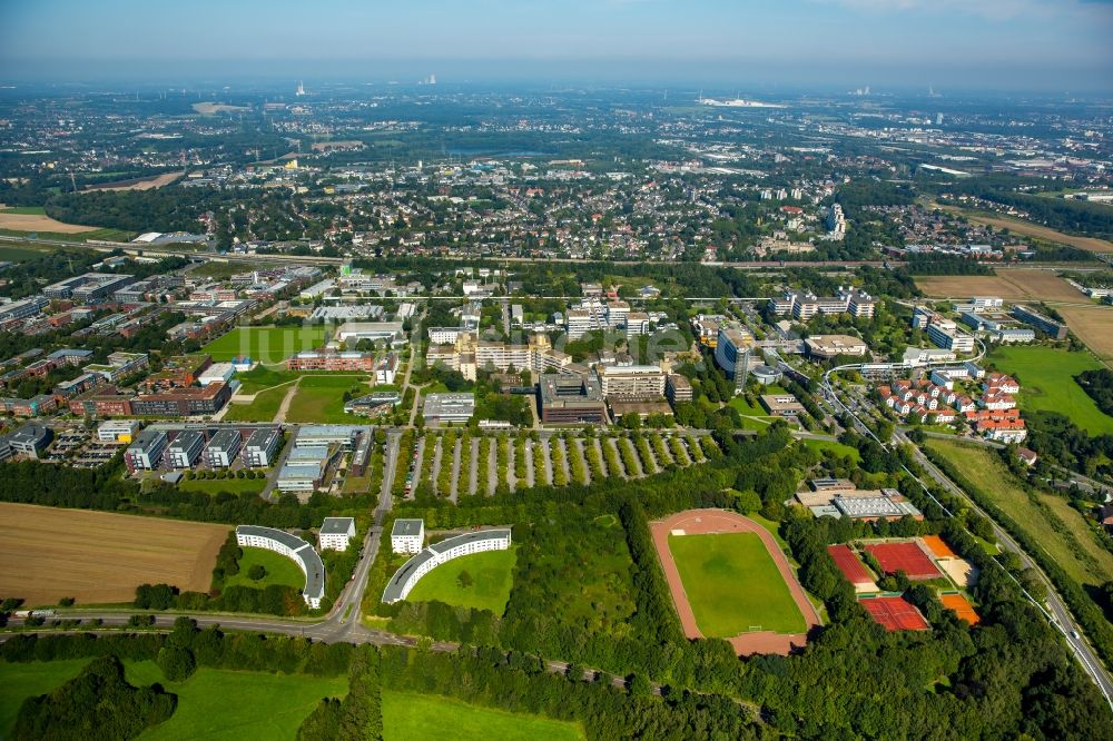 Luftbild Dortmund - Campus- Gelände und Gebäude des Campus Nord der Technischen Universität in Dortmund im Bundesland Nordrhein-Westfalen