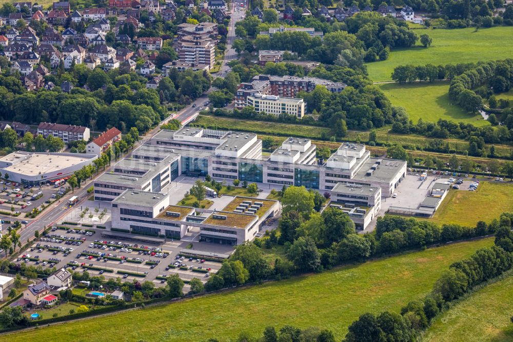 Luftaufnahme Hamm - Campus- Gelände der Hochschule Hamm-Lippstadt in Hamm im Bundesland Nordrhein-Westfalen, Deutschland