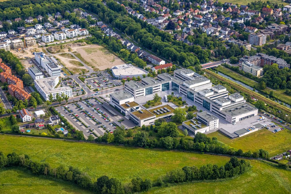 Hamm von oben - Campus- Gelände der Hochschule Hamm-Lippstadt in Hamm im Bundesland Nordrhein-Westfalen, Deutschland