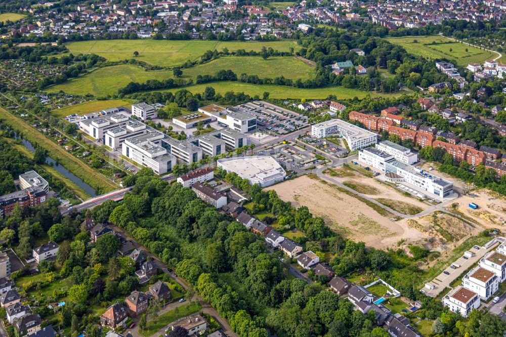 Luftaufnahme Hamm - Campus- Gelände der Hochschule Hamm-Lippstadt in Hamm im Bundesland Nordrhein-Westfalen, Deutschland