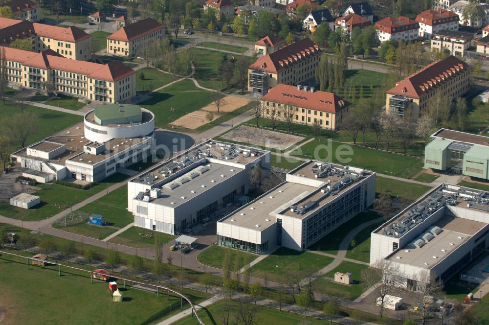 Luftaufnahme Magdeburg - Campus-Gelände der Hochschule Magdeburg-Stendal (FH)