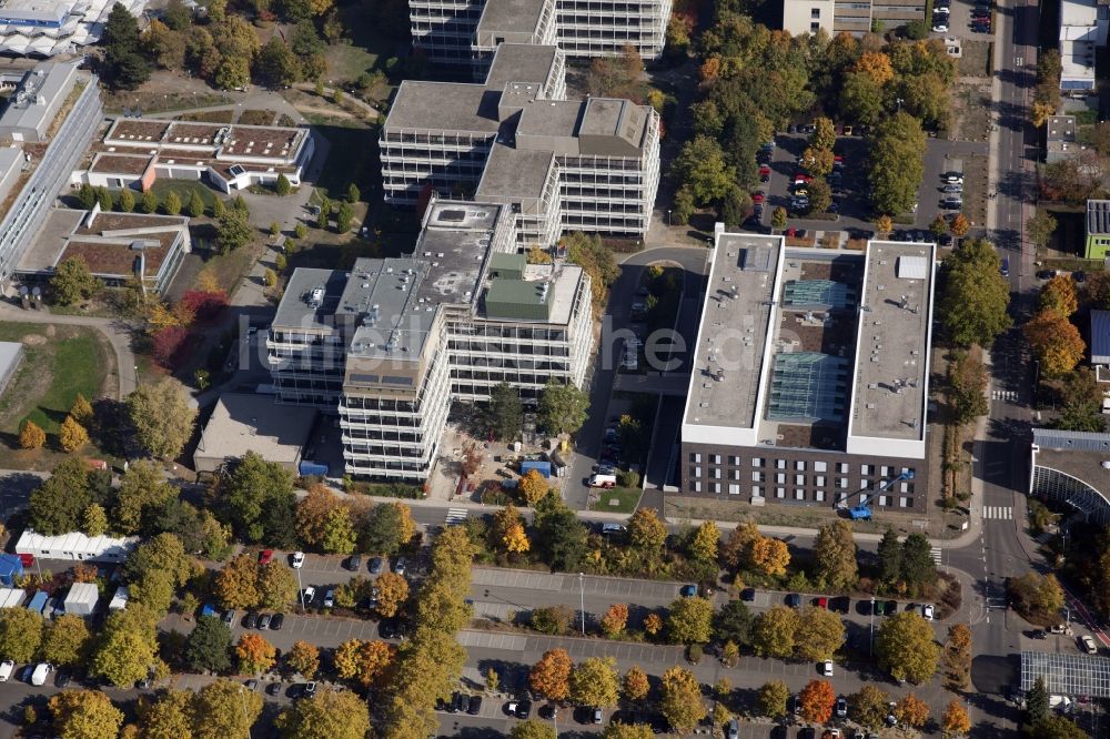 Luftaufnahme Mainz - Campus - Gelände der Universität Johannes Gutenberg in Mainz im Bundesland Rheinland-Pfalz