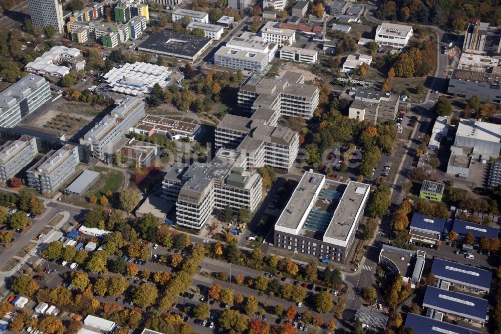 Mainz aus der Vogelperspektive: Campus - Gelände der Universität Johannes Gutenberg in Mainz im Bundesland Rheinland-Pfalz