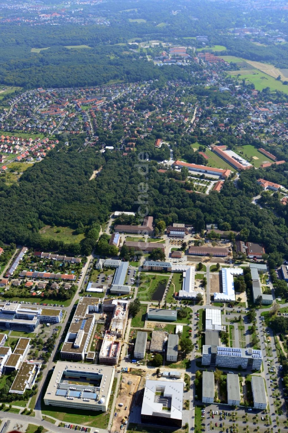 Potsdam aus der Vogelperspektive: Campus Golm der Universität Potsdam im Bundesland Brandenburg