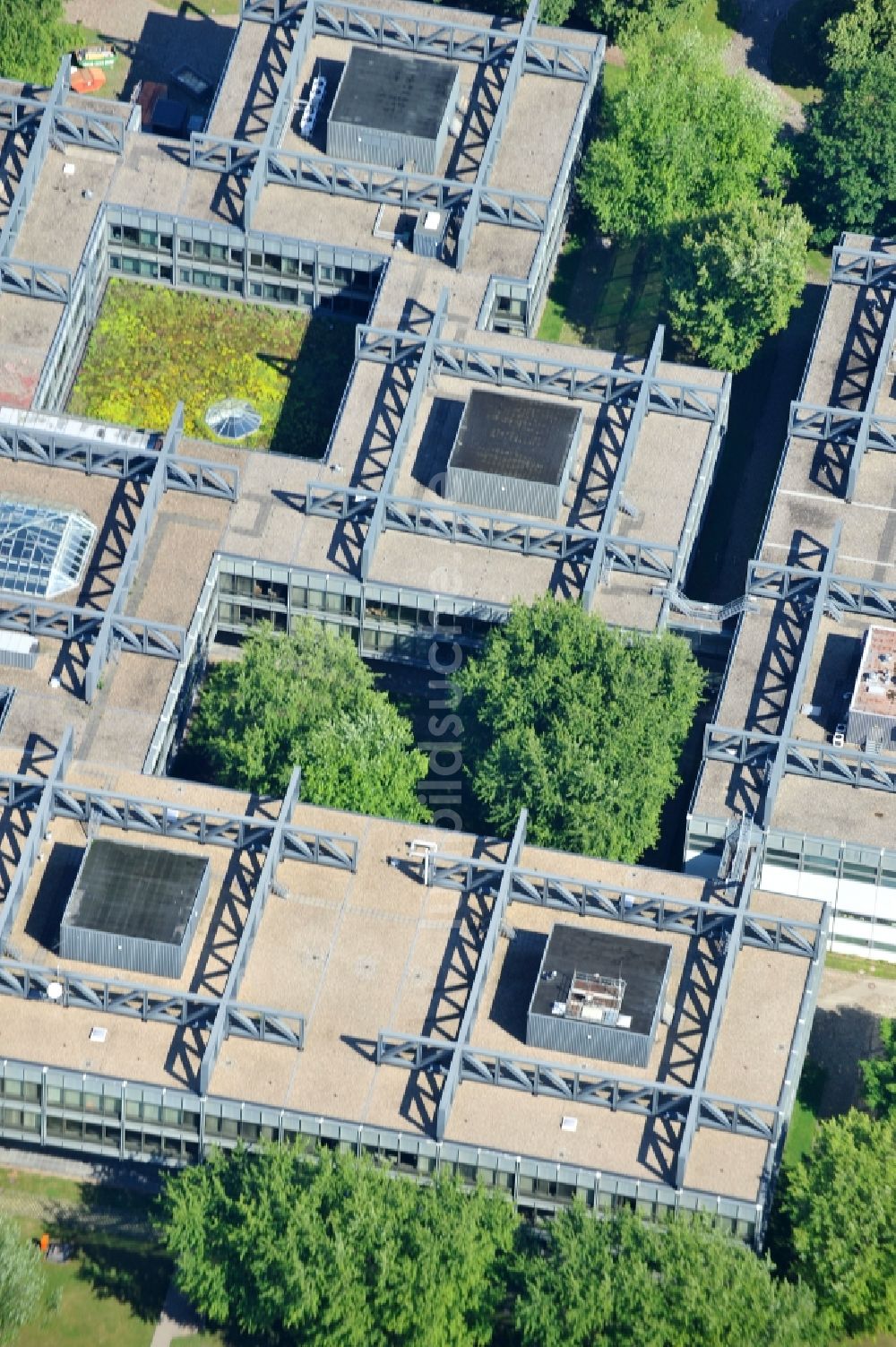 Hamburg aus der Vogelperspektive: Campus der Helmut-Schmidt-Universität der Bundeswehr in Hamburg