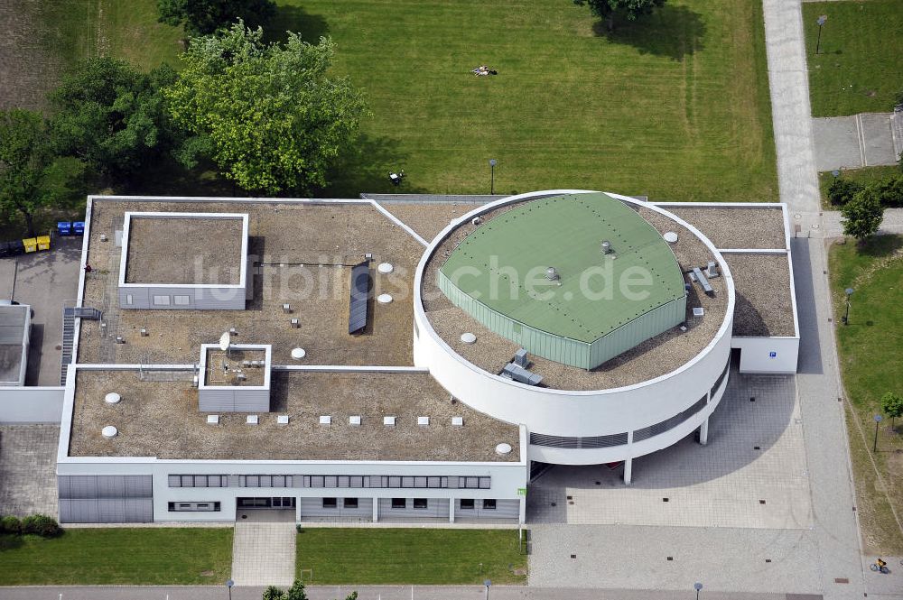 Magdeburg aus der Vogelperspektive: Campus der Hochschule Magdeburg-Stendal