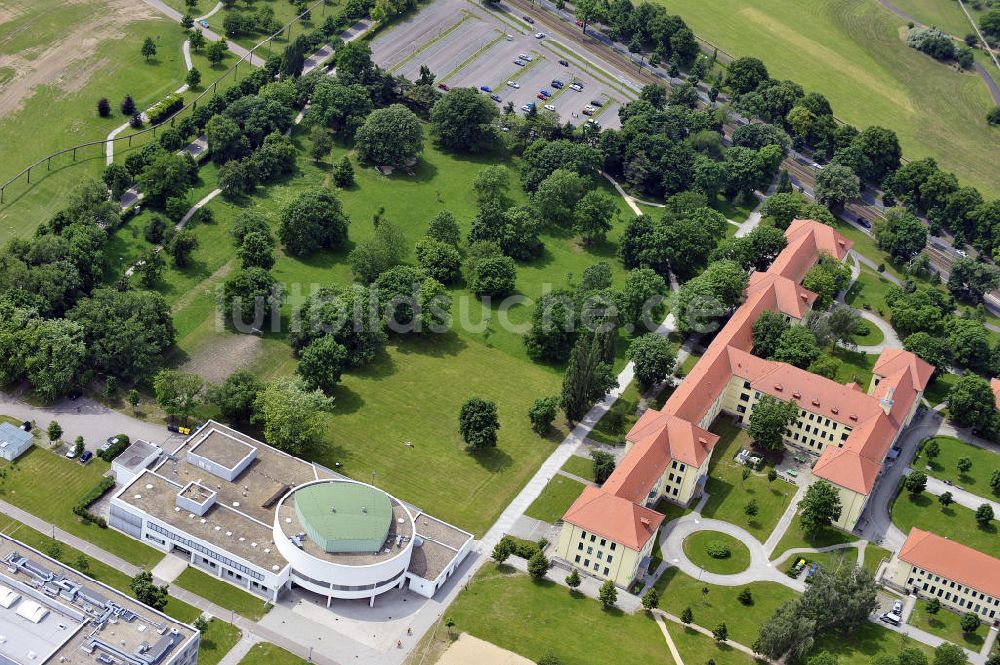 Luftaufnahme Magdeburg - Campus der Hochschule Magdeburg-Stendal