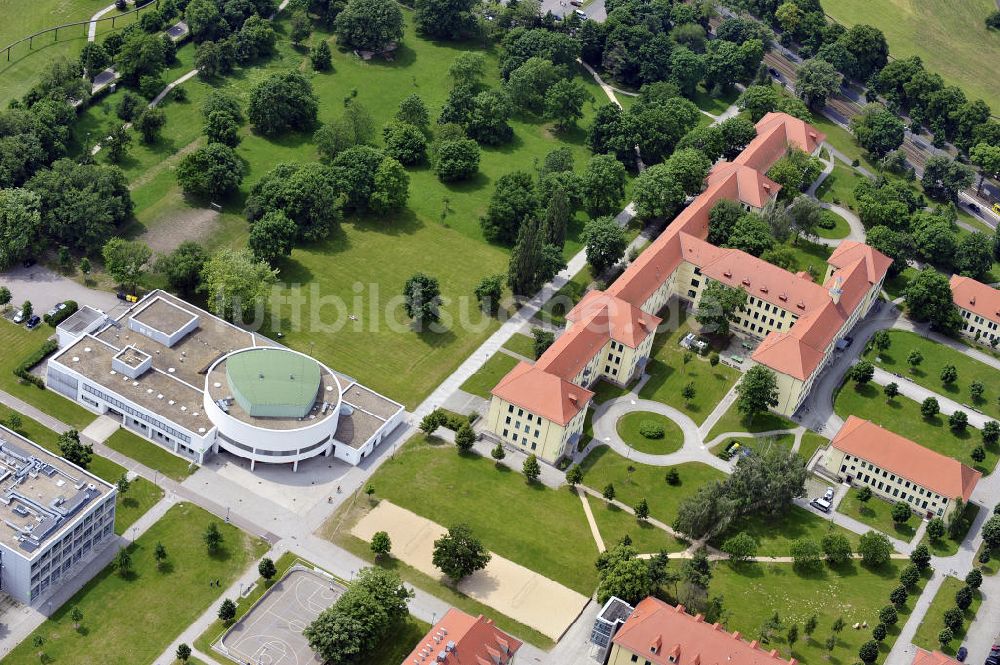 Magdeburg von oben - Campus der Hochschule Magdeburg-Stendal