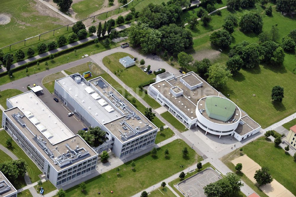 Magdeburg aus der Vogelperspektive: Campus der Hochschule Magdeburg-Stendal