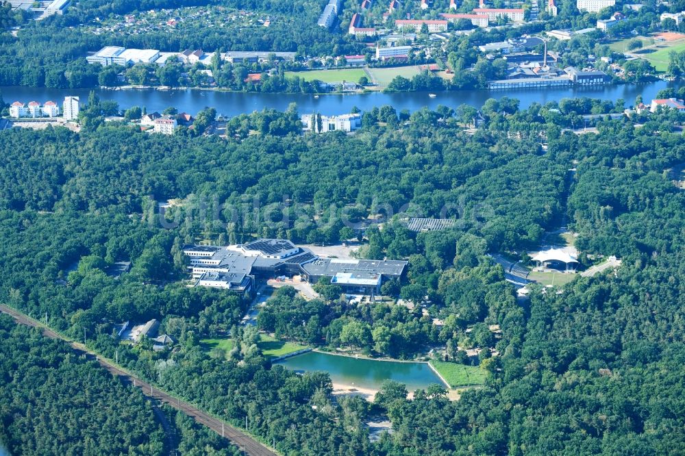 Luftbild Berlin - Campus des Innovationspark Wuhlheide ( IPW ) in Berlin - Köpenick