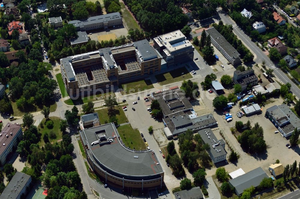 Warschau von oben - Campus der Kardinal Stefan Wyszynski Universität in Warschau in der Woiwodschaft Masowien in Polen