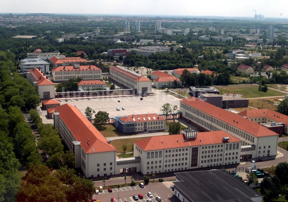 Luftbild Halle / Saale - Campus der Martin-Luther-Universität Halle Wittenberg in Halle (Saale) in Sachsen-Anhalt