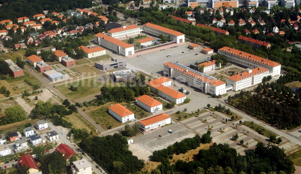 Halle / Saale aus der Vogelperspektive: Campus der Martin-Luther-Universität Halle Wittenberg in Halle (Saale) in Sachsen-Anhalt