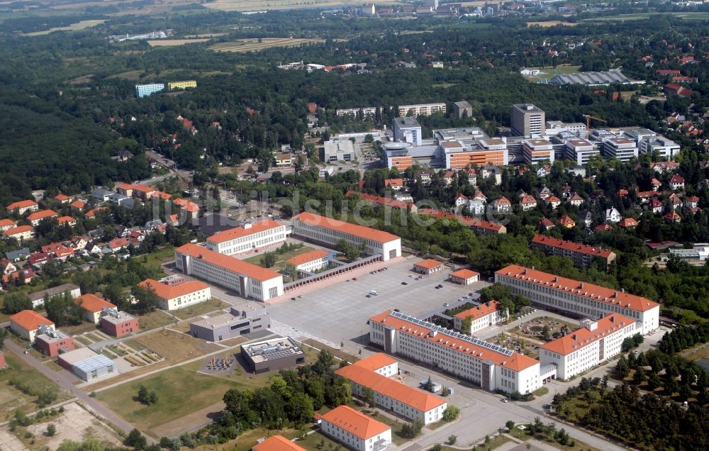 Luftbild Halle / Saale - Campus der Martin-Luther-Universität Halle Wittenberg in Halle (Saale) in Sachsen-Anhalt