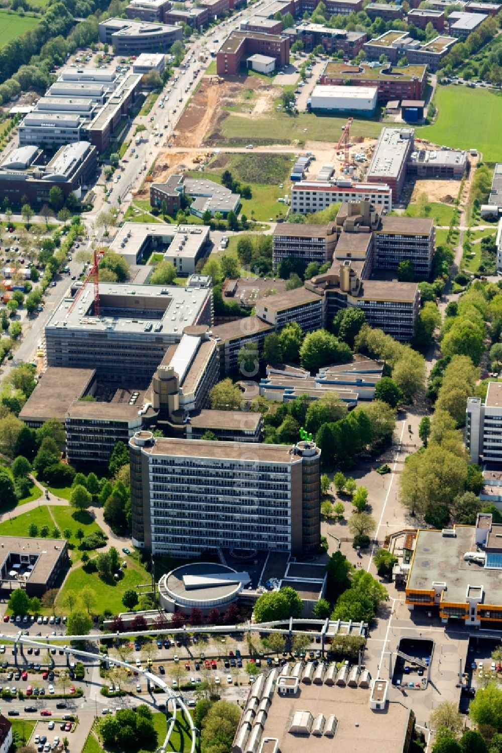 Luftaufnahme Dortmund - Campus Nord der Technischen Univerität Dortmund im Bundesland Nordrhein-Westfalen
